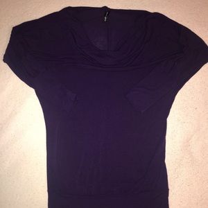 Cowl neck maternity sweater